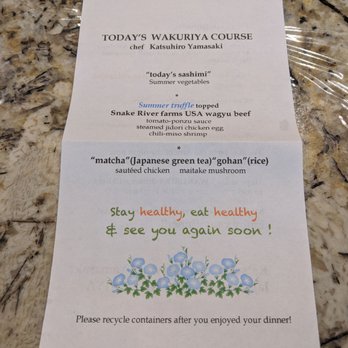 Wakuriya - july 16 menu - Japanese Near Me - San Mateo, California Wakuriya - july 16 menu - Japanese Near Me - San Mateo, California