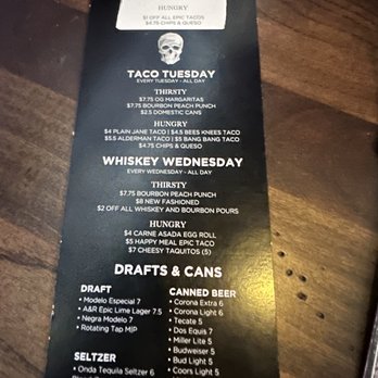 Agave & Rye - Indianapolis - Specials - New American Near Me - Indianapolis, Indiana