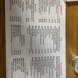 Pho Viet 45 - Menu