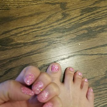 Modern Nails & Lash - Matching dip manicure to my regular polish pedicure.  Same extact polish! - Nail Salons Near Me - Golden, Colorado