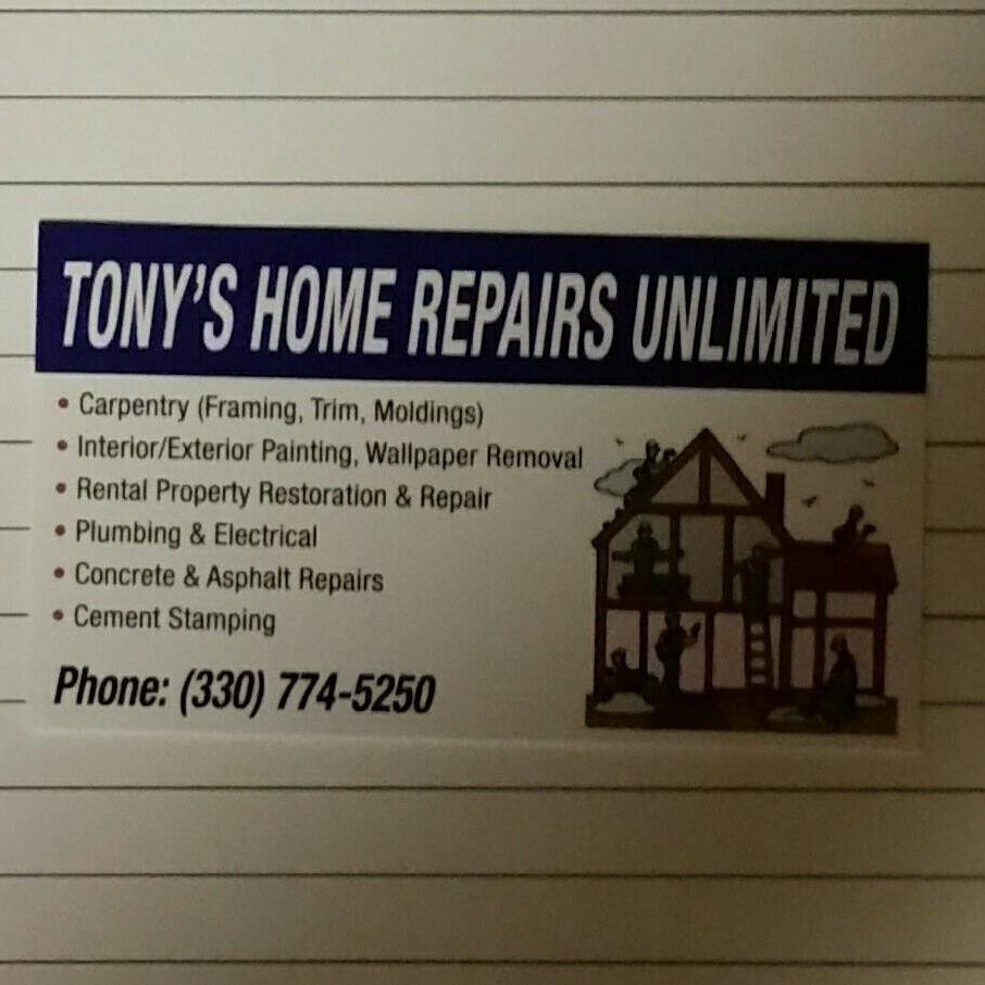 Slide of Tony's Home Repairs Unlimited