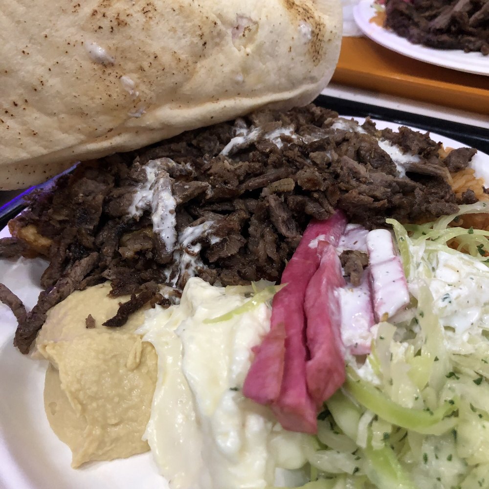 Beef shawarma platter Beef shawarma platter