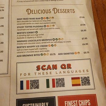 Berties Proper Fish & Chips - Delicious Desserts - Fish & Chips Near Me - Edinburgh, EDH Berties Proper Fish & Chips - Delicious Desserts - Fish & Chips Near Me - Edinburgh, EDH