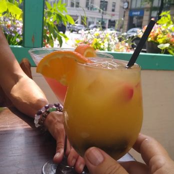 Harvest Kitchen - Teeny Bikini and Lavender Sangria - New American Near Me - New York, New York Harvest Kitchen - Teeny Bikini and Lavender Sangria - New American Near Me - New York, New York