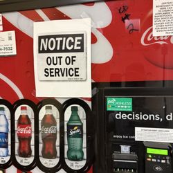Comfort Inn Pomona Near Fairplex - no soda vending machine no other drinks available