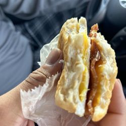 West donuts & kolaches shop - Bacon egg and cheese sandwich