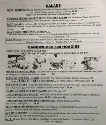 Menu photo 4 McCoy's Place Cincinnati, OH