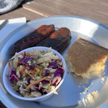 Dirty Lettuce - BBQ Rib Plate with cornbread and Coleslaw - Vegan Near Me - Portland, Oregon Dirty Lettuce - BBQ Rib Plate with cornbread and Coleslaw - Vegan Near Me - Portland, Oregon