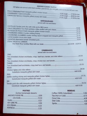 Menu photo 4 Anchos Southwest Grill & Bar Riverside, CA