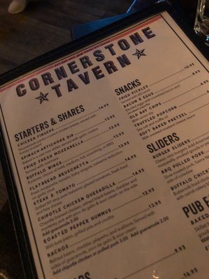 Menu photo 6 Cornerstone Tavern New York, NY
