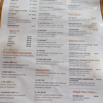 Thai House Wok - Menu 2022 - Thai Near Me - Stockholm, Alberta
