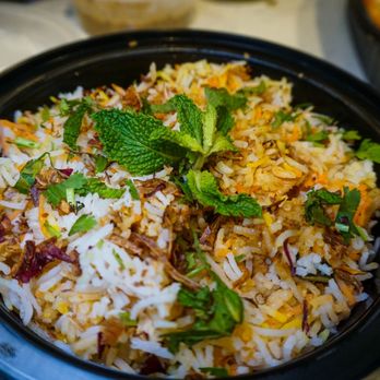 Chit Chaat Cafe - Chicken biryani IG @ SpicyAivy - Cafes Near Me - Vienna, Virginia