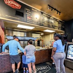 Lockhart Smokehouse - Ordering counter.
