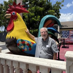 Miyi La Cubanita Cuban Cafe - And here I am with the huge rooster, which is also known as a COCK.