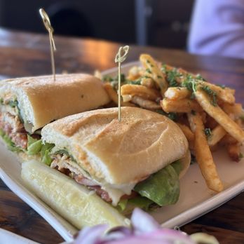Monica's Livermore - Santa Fe Chicken Sandwich with Garlic Fries - Breakfast & Brunch Near Me - Livermore, California Monica's Livermore - Santa Fe Chicken Sandwich with Garlic Fries - Breakfast & Brunch Near Me - Livermore, California