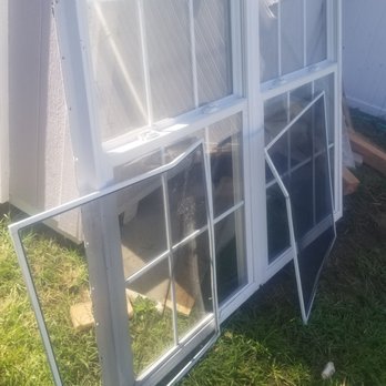 Lowe's Home Improvement - torn out screens left behind with the extra window. - Building Supplies Near Me - Fayetteville, North Carolina