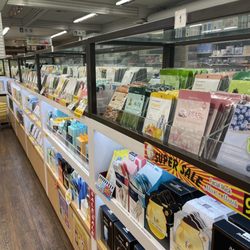 Innocence Cosmetics - Masks on display. There are at least 60 different masks to choose from