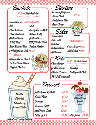 Menu photo 1 Millie’s Diner Saint Joe, IN Menu photo 1 Millie’s Diner Saint Joe, IN