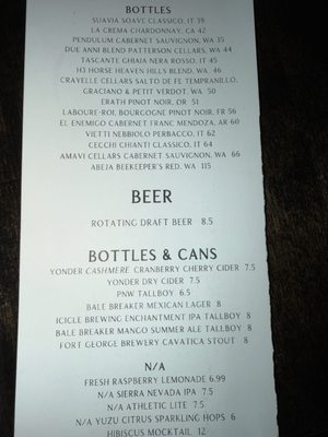 Menu photo 2 Larch Leavenworth, WA