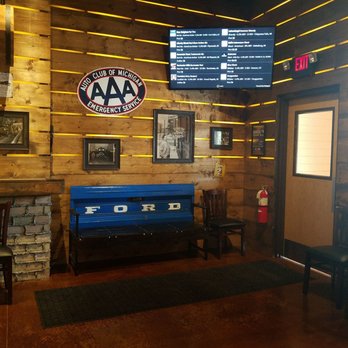 Ford's Garage Dearborn - Waiting area - Burgers Near Me - Dearborn, Michigan Ford's Garage Dearborn - Waiting area - Burgers Near Me - Dearborn, Michigan