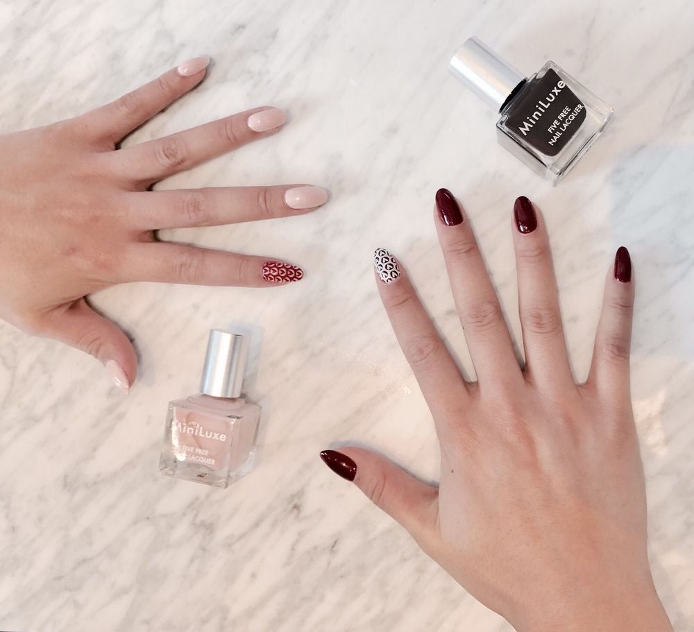 Too much fun. Who said you had to do the same color on both hands? Yelp