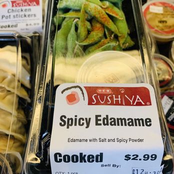 H-E-B - Vegan Options - Delish Spicy Edamame Snack - Grocery Near Me - Lake Jackson, Texas