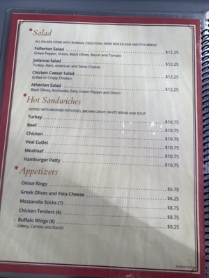 Menu photo 5 Fullerton Restaurant Chicago, IL