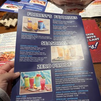 Bubba Gump Shrimp - Drink menu - Seafood Near Me - San Francisco, California Bubba Gump Shrimp - Drink menu - Seafood Near Me - San Francisco, California