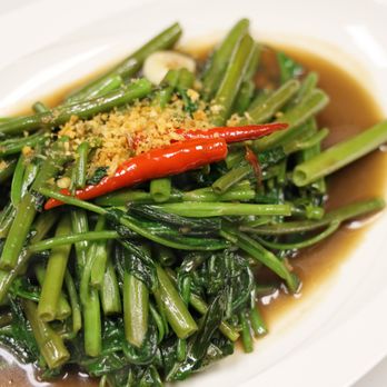 Fin Thai SF - Morning Glory Stir Fried - Seafood Near Me - San Francisco, California Fin Thai SF - Morning Glory Stir Fried - Seafood Near Me - San Francisco, California