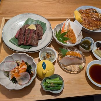 Haru - Haru Gozen Set with Wagyu & Unagi Don - $38 + 20 - Japanese Near Me - Los Altos, California Haru - Haru Gozen Set with Wagyu & Unagi Don - $38 + 20 - Japanese Near Me - Los Altos, California