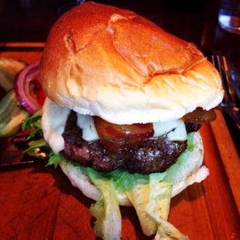 Fork - Urban Burger topped with bacon and white cheddar - New American Near Me - Boise, Idaho Fork - Urban Burger topped with bacon and white cheddar - New American Near Me - Boise, Idaho