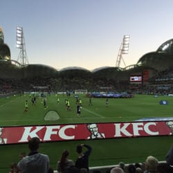 Melbourne Victory Home Ground AAMI Park - Half time... Victory Vs Jets 0-0