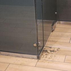 Gold's Gym - This is feces and "water" left on the floor for over an hour and a half this morning in the restroom area of the men's locker room.