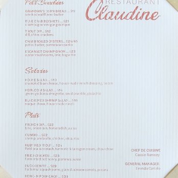 Restaurant Claudine - Menu - French Near Me - San Antonio, Texas Restaurant Claudine - Menu - French Near Me - San Antonio, Texas