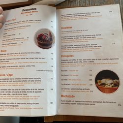 Restaurant Manyee - Part of Menu in English