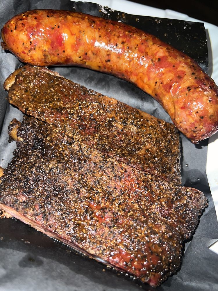 Food from 2Fifty Texas BBQ