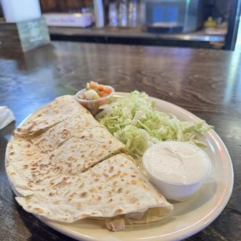 Broadway Brewhouse & Mojo - Chicken Quesadilla, very basic. Might have been better to go with a different quesadilla option, they have 3. - Cajun/Creole Near Me - Nashville, Tennessee