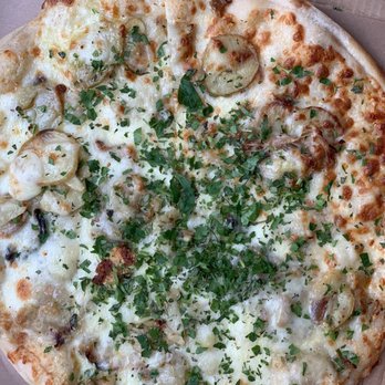 Cheese Board Pizza - Par-Baked Full Pie - Potato and Gruyere ($22) - Pizza Near Me - Berkeley, California Cheese Board Pizza - Par-Baked Full Pie - Potato and Gruyere ($22) - Pizza Near Me - Berkeley, California