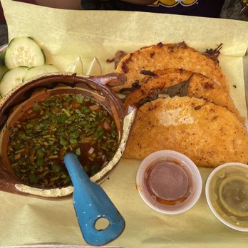 Fridas Tacos Cuisine and Bar - Birria "dip" tacos - Tacos Near Me - Cedar Hill, Texas