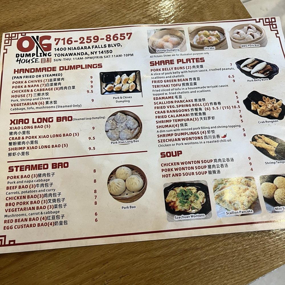 OG Dumpling House - menu - Chinese Near Me - Tonawanda, New York OG Dumpling House - menu - Chinese Near Me - Tonawanda, New York