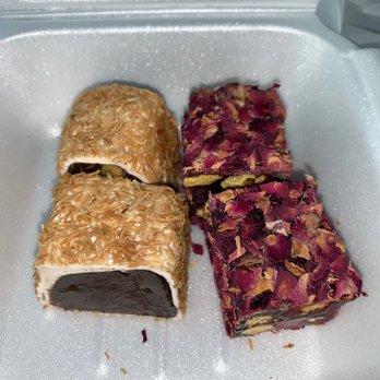 Falafel Corner - Turkish Delight-2 different kinds $0.99 each square piece - Mediterranean Near Me - Sacramento, California Falafel Corner - Turkish Delight-2 different kinds $0.99 each square piece - Mediterranean Near Me - Sacramento, California