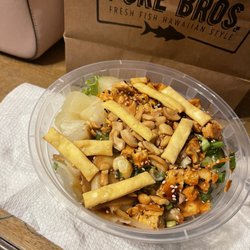 Poke Bros - My improvisation of an Asian style salad.