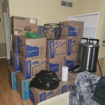 Flores Moving Company - A small portion of my moving boxes. - Movers Near Me - Houston, Texas Flores Moving Company - A small portion of my moving boxes. - Movers Near Me - Houston, Texas