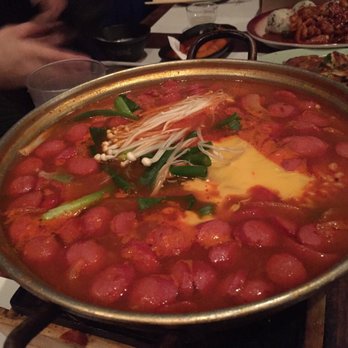 Take31 - kimchi stew with sausage. Not recommend. Very salty. - Korean Near Me - New York, New York Take31 - kimchi stew with sausage. Not recommend. Very salty. - Korean Near Me - New York, New York