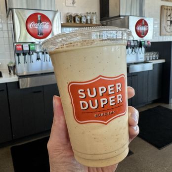 Super Duper Burgers - Coffee shake - Burgers Near Me - Roseville, California