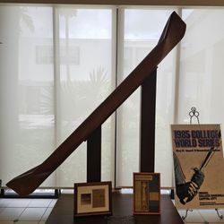 University of Miami Sports Hall of Fame & Museum - The Seminole War canoe, which was awarded annually to the winner of the UM-Florida football game.