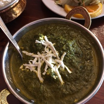AmmAmma - Kyrei cheese karri (saag paneer) - unexpectedly sour, at least compared to this dish in the states - Indian Near Me - Berlin, BE