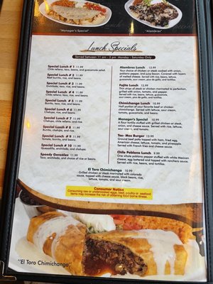Menu photo 2 El Toro Bravo Greenwood, IN