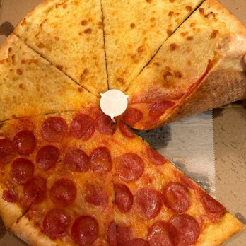 Amore Pizza & More - Half Garlic, Half Pepperoni - Pizza Near Me - Liverpool, New York
