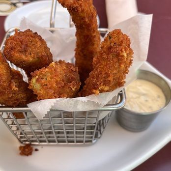 Carnation Cafe - Fried Pickles. Delicious. Get extra sauce - American Near Me - Anaheim, California Carnation Cafe - Fried Pickles. Delicious. Get extra sauce - American Near Me - Anaheim, California